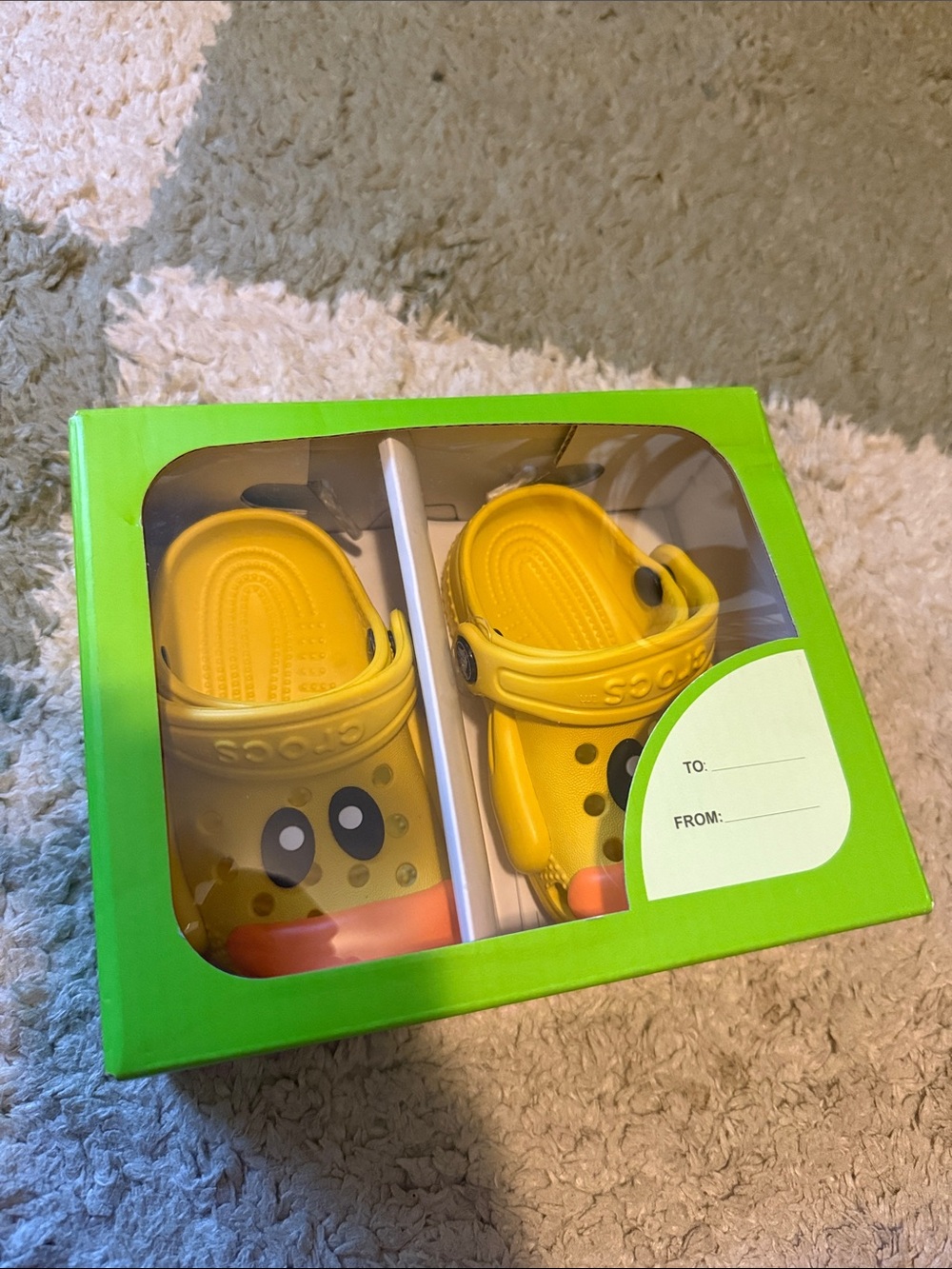 CROCS Kids Yellow Rubber Ducky